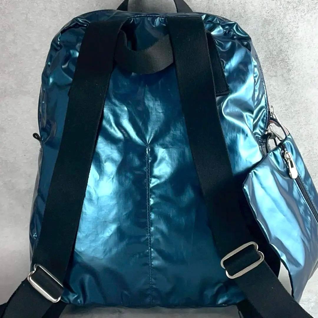 美品　ジャックゴム　ライトオリジナルラミ　リュック　 ポーチ付き　A4