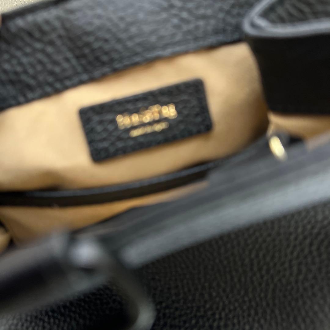 HushTug（ハッシュタグ）の巾着レザーバッグ超美品