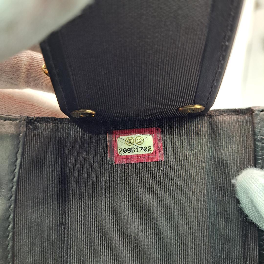 CHANEL 　マトラッセ　キーケース　ブラック　財布