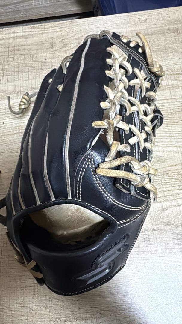 黒 レザー 野球グローブ 硬式 野球
