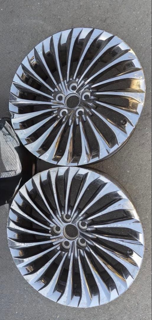 40系アルファードもバッチリMirai純正20インチ2本※画像処理で歪みは