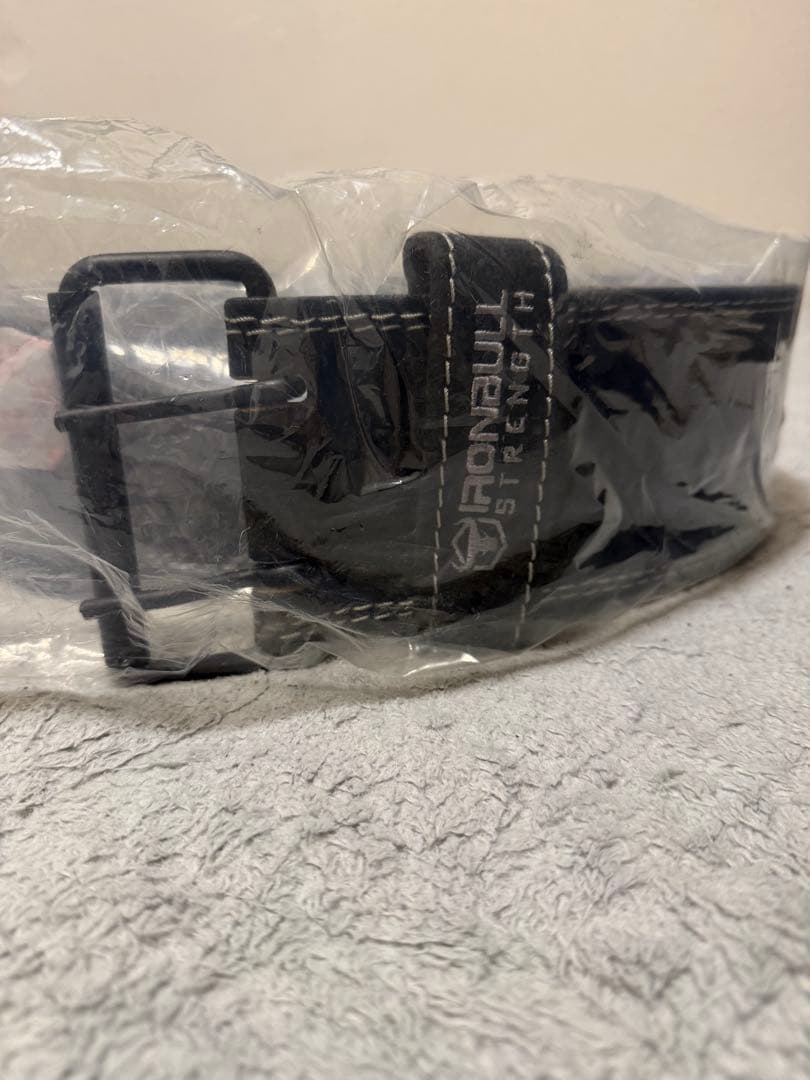 【IRON BULL STRENGTH】　リフティングベルトL　【新品／未使用】