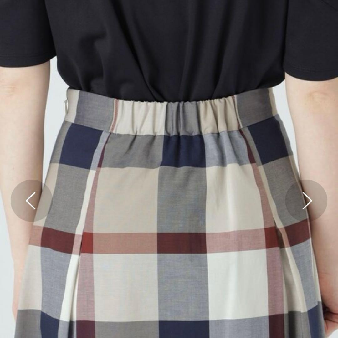 BLUE LABEL CRESTBRIDGE＊チェックロングフレアスカート＊38