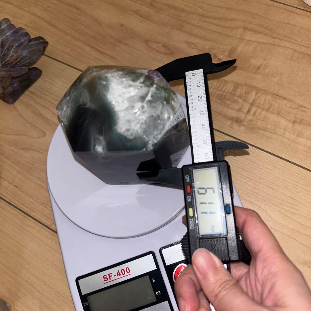 アメジスト タワー bigサイズ 870g 結晶ザクザク 天然石