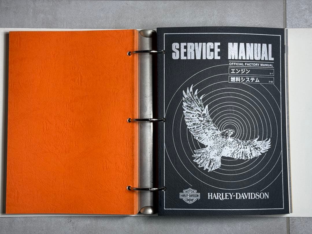 ハーレーダビッドソン 公式サービスマニュアル（日本語版） 当時物