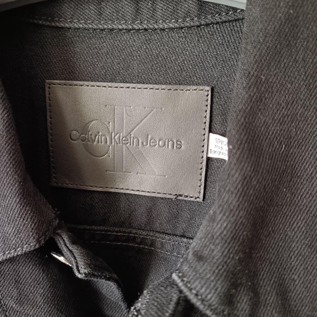 カルバンクライン 90S クラッシック ブラック トラッカージャケット