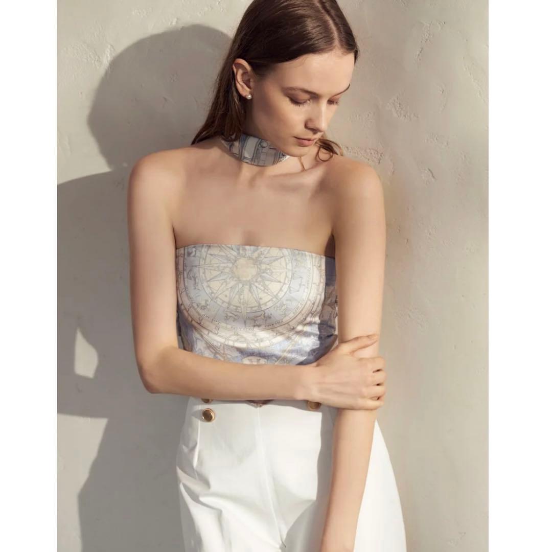 eimy istoire Voyage pattern スカーフデザイントップス