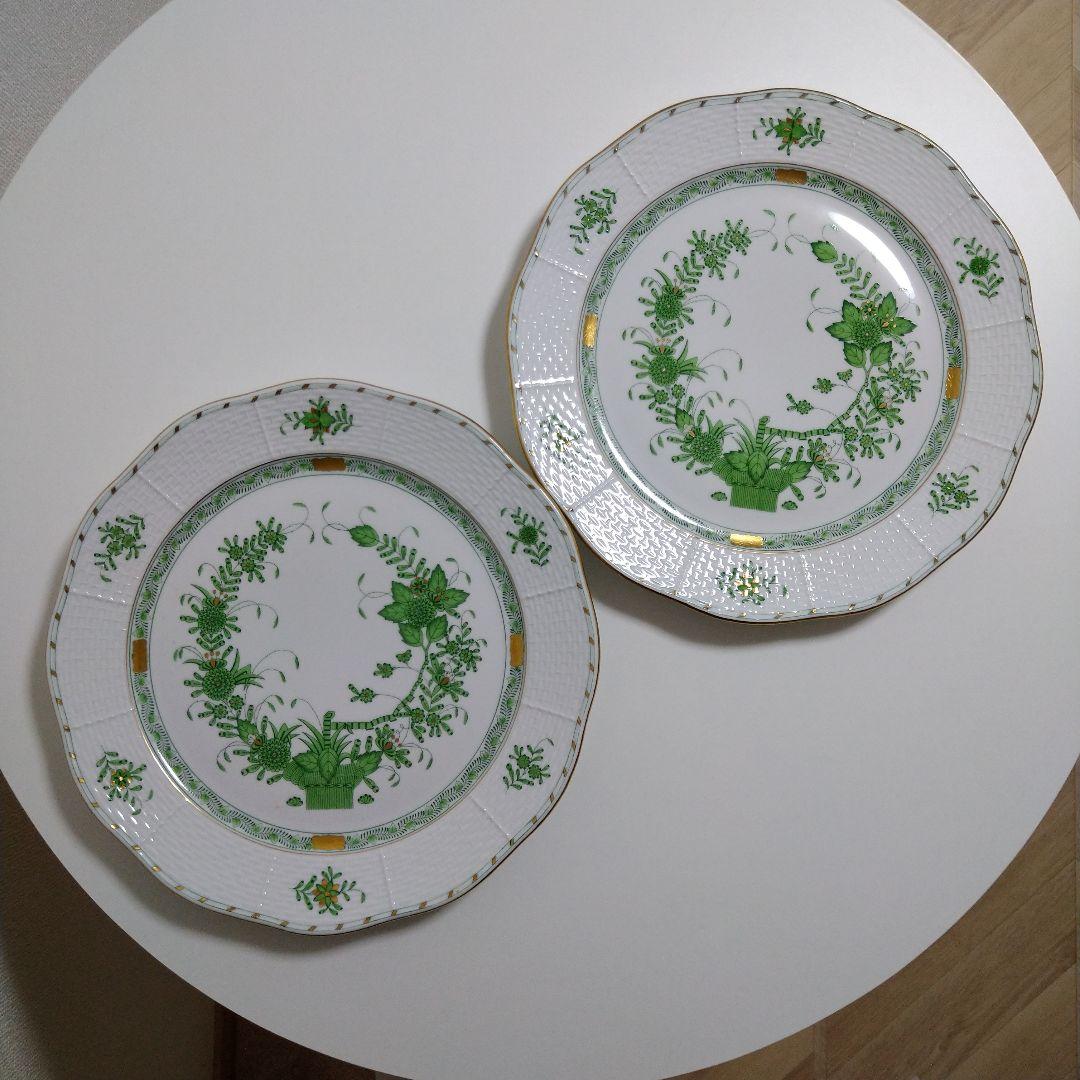 未使用【レア】約30センチ大皿2枚 インドの華 ヘレンド