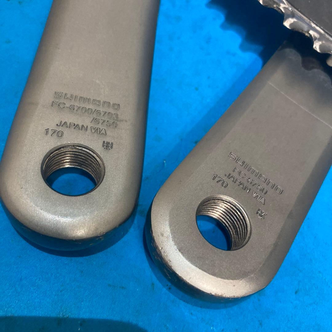 ◻️美品ULTEGRA 6700系 2×10s クランク キャリパーブレーキセット