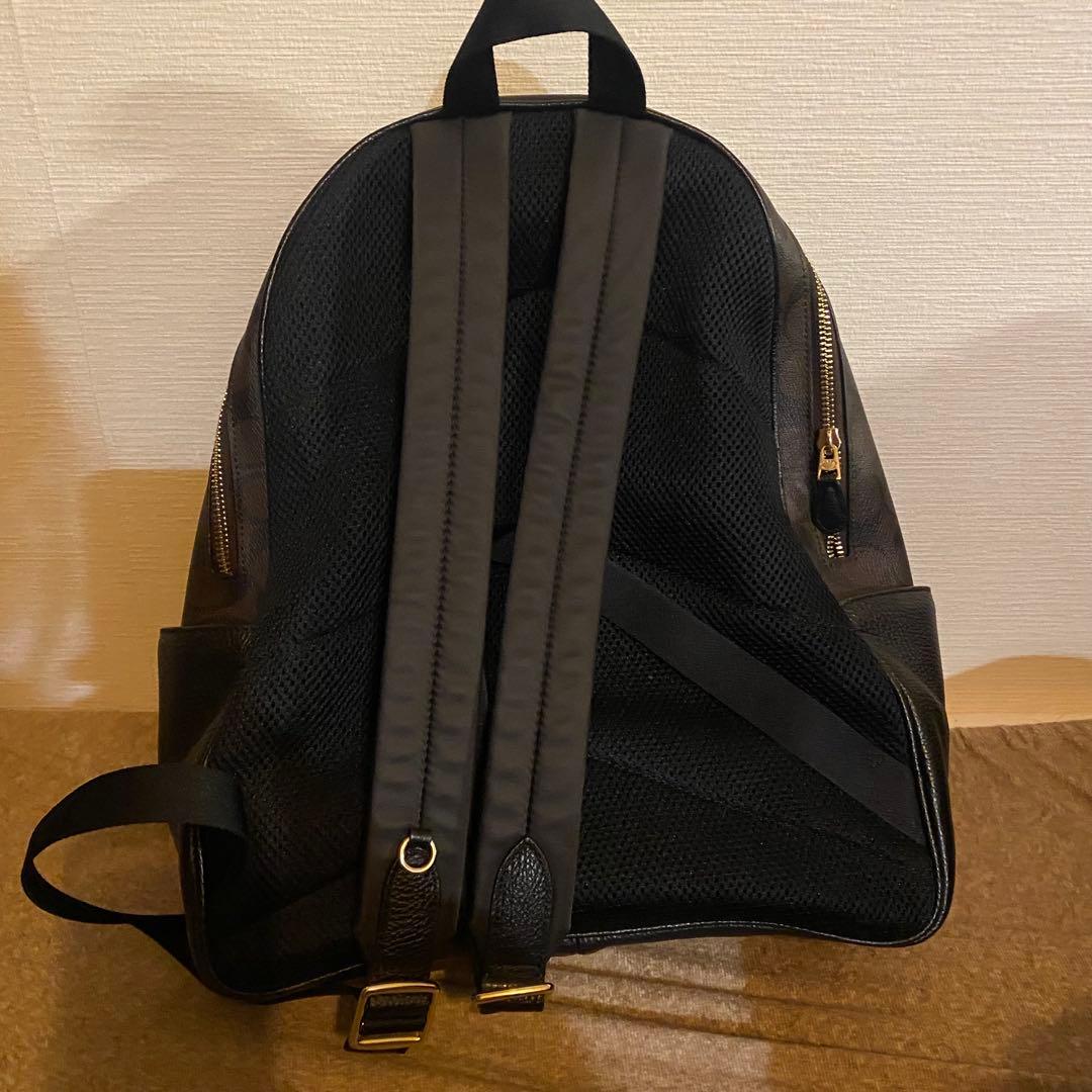 COACH ロゴ入りリュック ブラウン/ブラック
