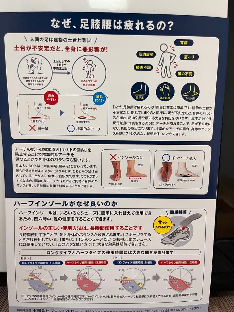 アシマル インソール　プラチナハーフ プレミアム