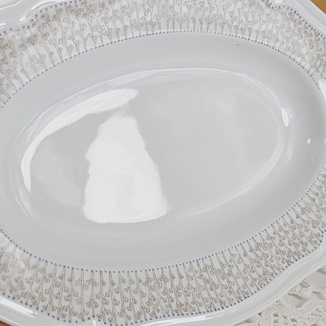 リチャードジノリ　ジェルモリオオーバル＆ベッキオホワイトセット