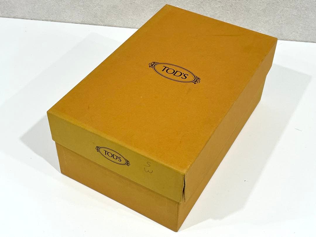 h766 新品　TOD'S トッズ　レザー　スニーカー　ブラック　22cm