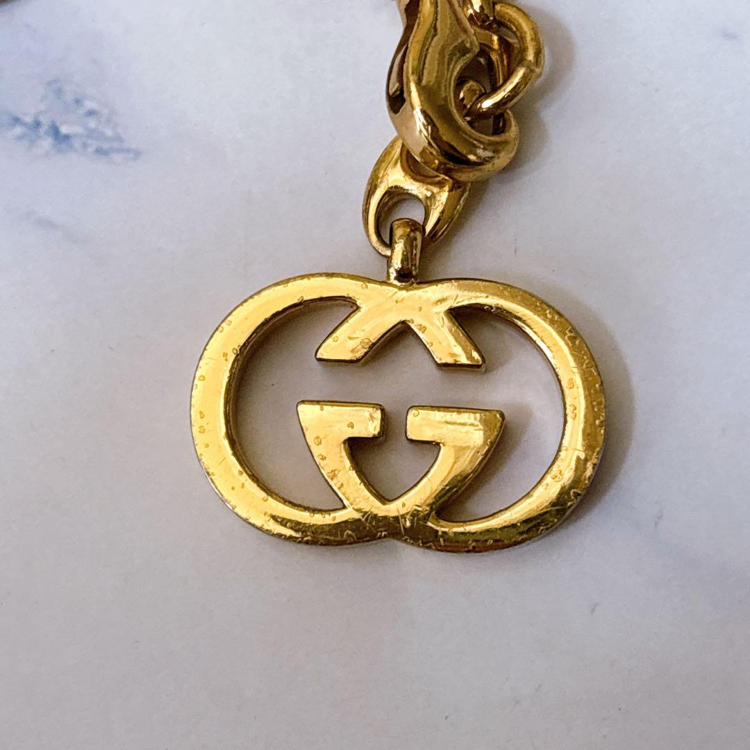 激レア オールド グッチ チェーンベルト インターロッキング