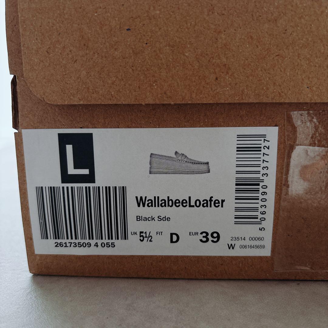 クラークス ワラビーローファー　24 ブラック