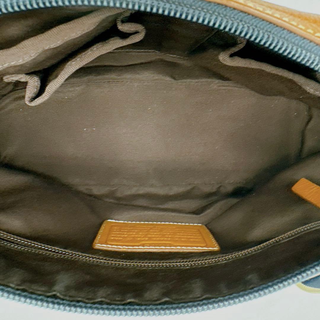 【COACH】ショルダーバッグ レザー ブラウン系