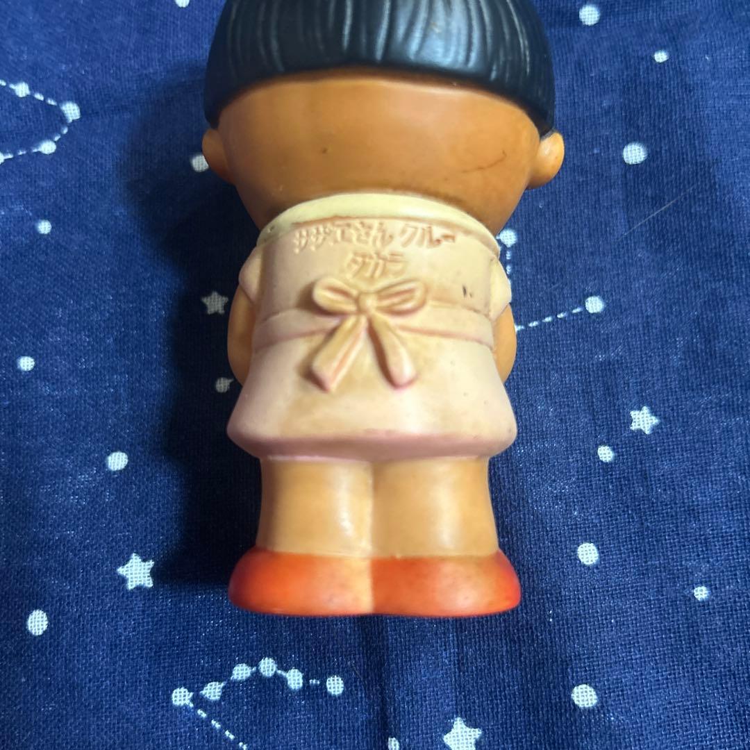 ⭐️希少⭐️昭和レトロ　サザエさん　タカラ　ワカメちゃん　貯金箱　ソフビ　磯野ワカメ