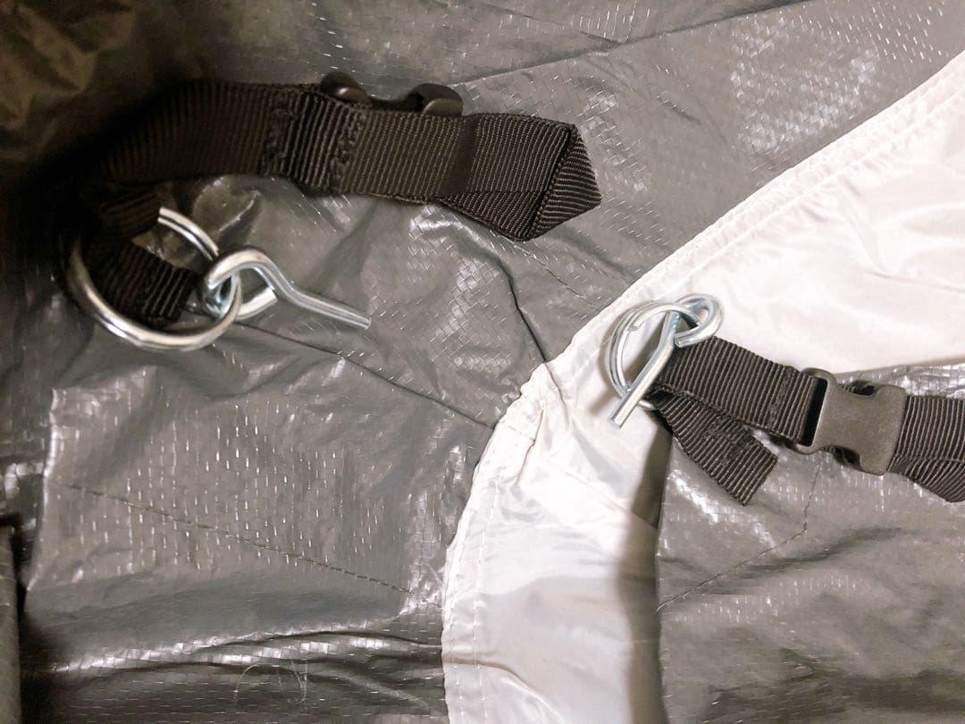 【美品】キャプテンスタッグ グリーンステージ 2ルーム ドームテント キャンプ