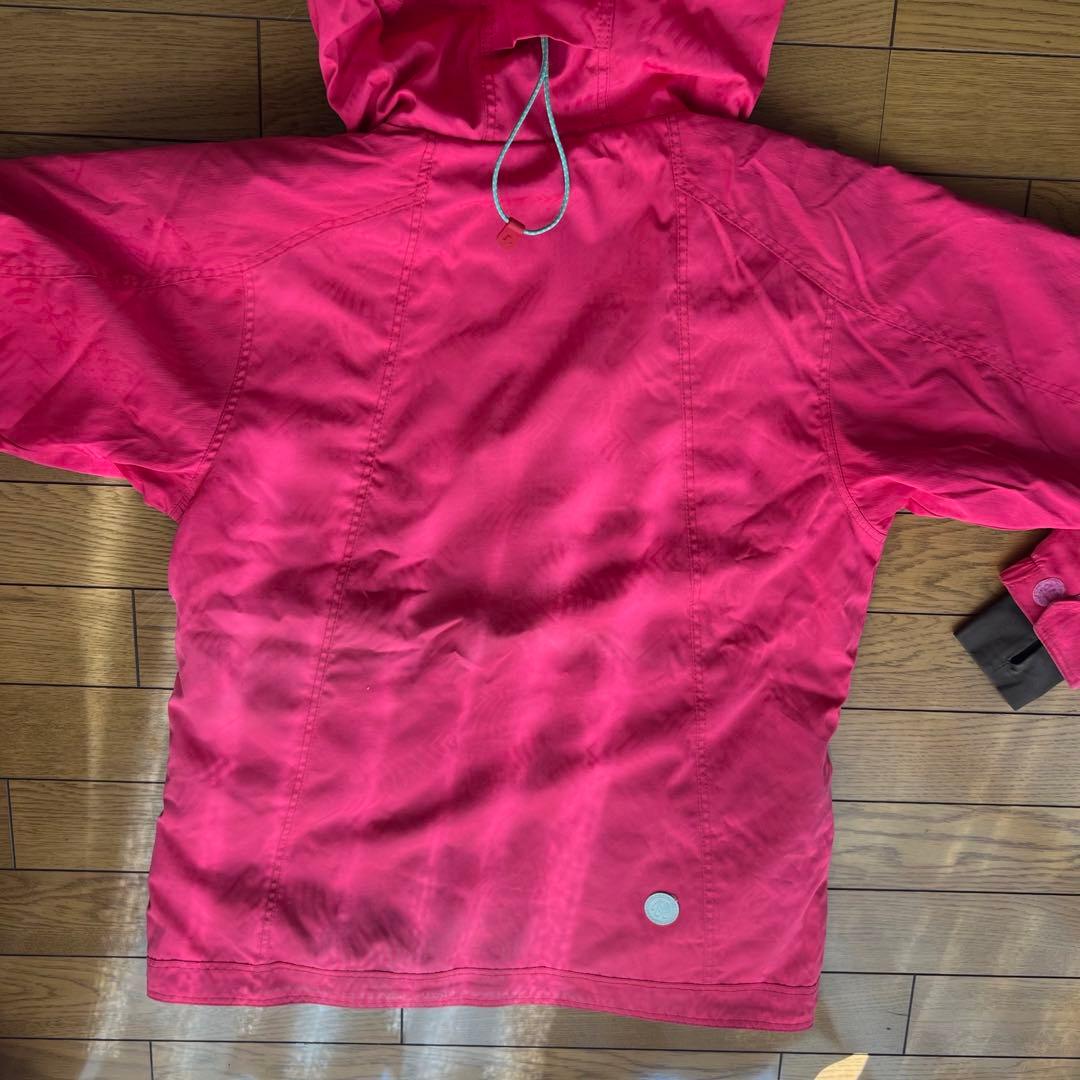 スノーボード　ピンク　ウェア　チェック柄　パンツ　セット