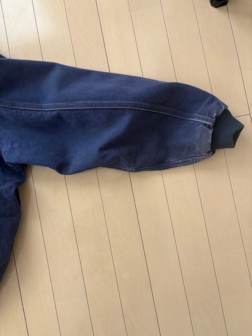 Carharrt アクティブジャケット　デニム　裏地サーマル　2XL