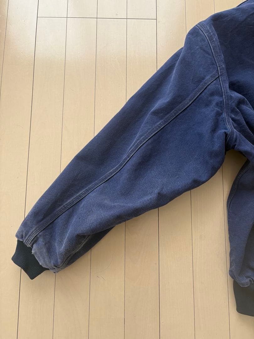 Carharrt アクティブジャケット　デニム　裏地サーマル　2XL