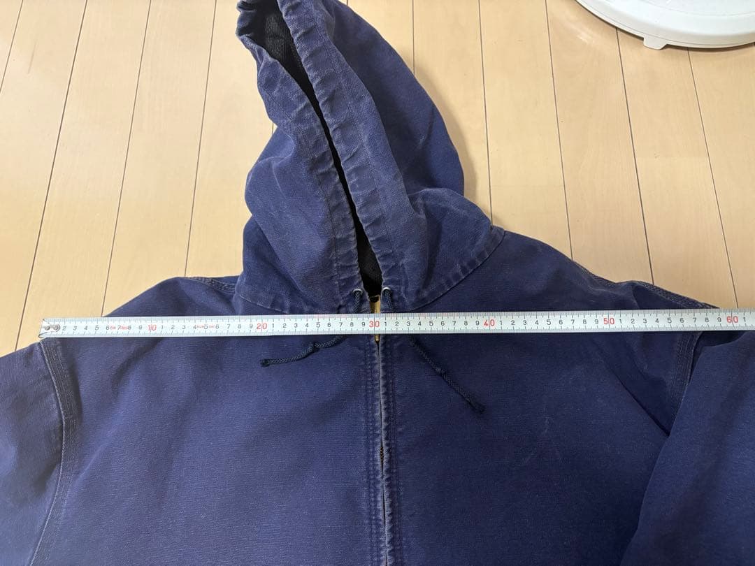 Carharrt アクティブジャケット　デニム　裏地サーマル　2XL