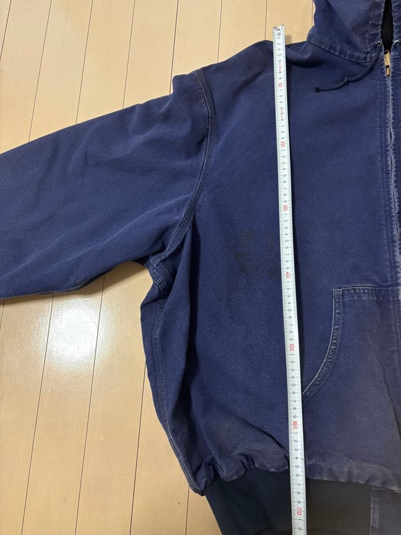 Carharrt アクティブジャケット　デニム　裏地サーマル　2XL