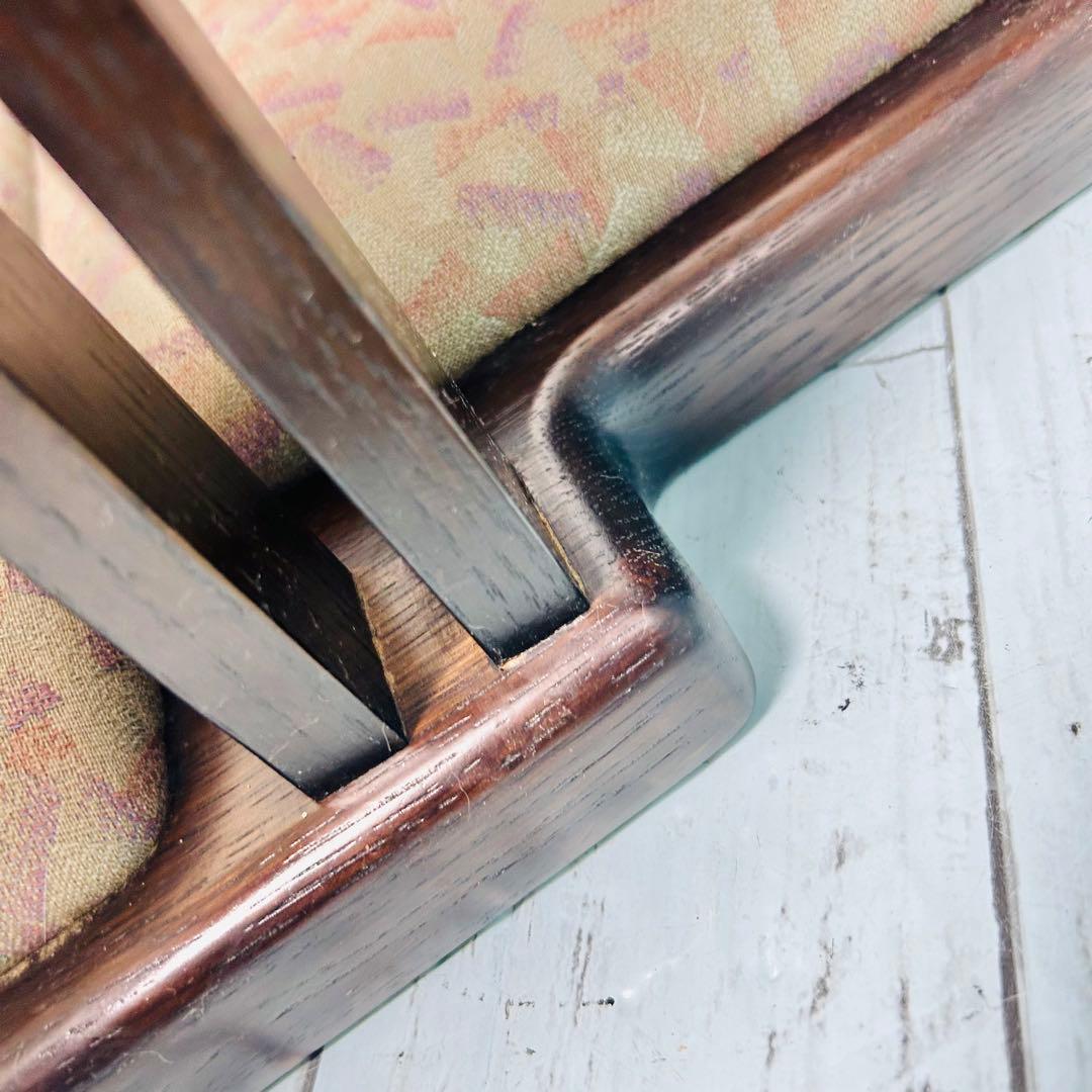 飛騨産業　キツツキマーク　座椅子　肘掛け　和モダン　昭和レトロ　旅館　和風　ヒダ