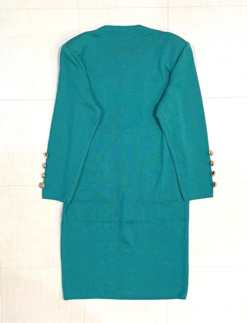 美品✨Yves Saint Laurent ニットワンピース シルク混ウール