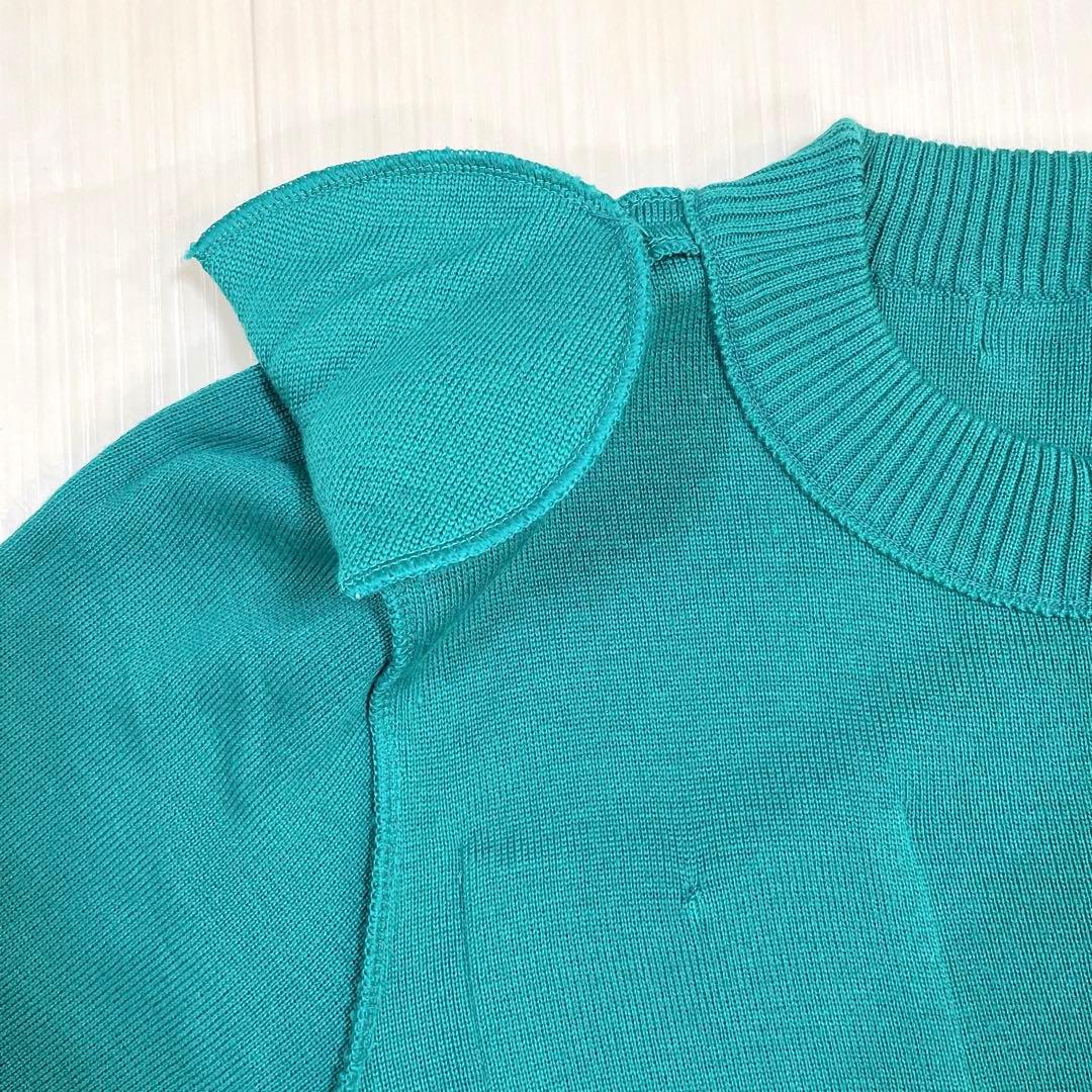 美品✨Yves Saint Laurent ニットワンピース シルク混ウール