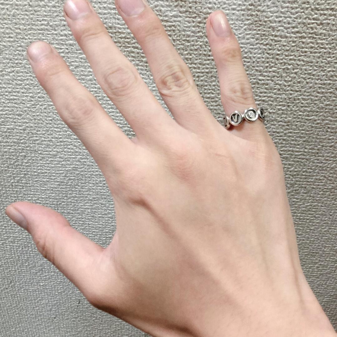 ❝レア品❞ ティファニー アトラス リング 51(11号) WG750 ダイヤ