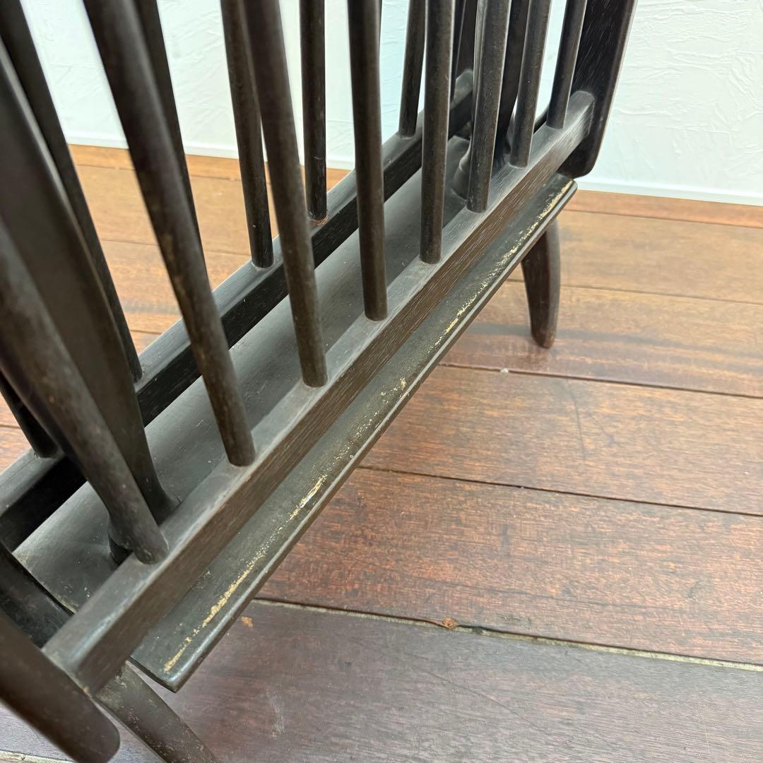 H112K70 マルニ木工 オールドマルニ マガジンラック付きサイドテーブル