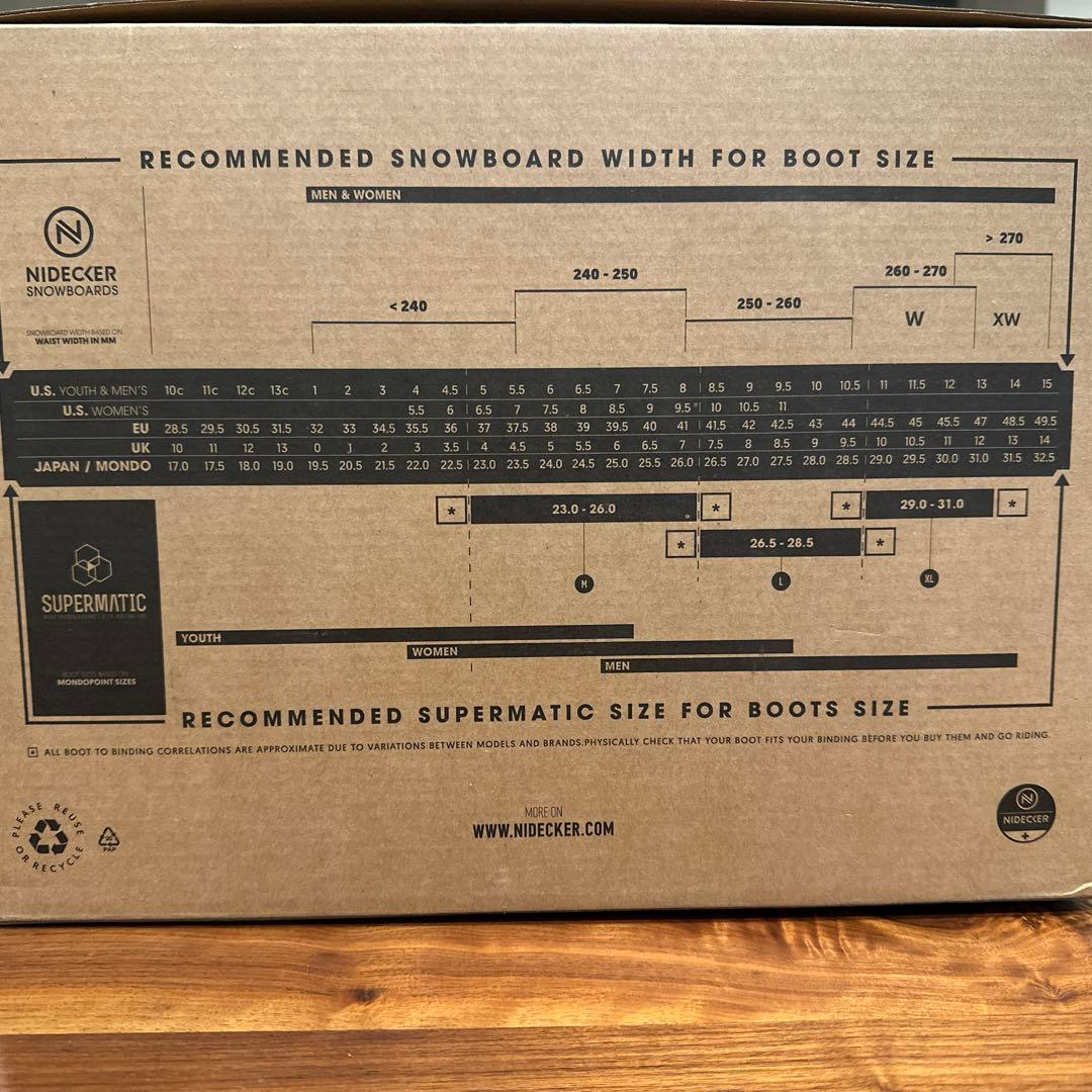 ナイデッカー　スーパーマチック ビンディング L