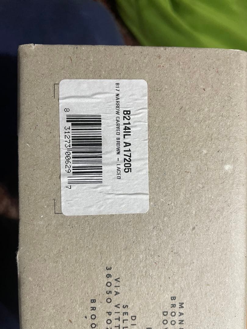 ブルックスサドル　B17ナロー　ブラウン