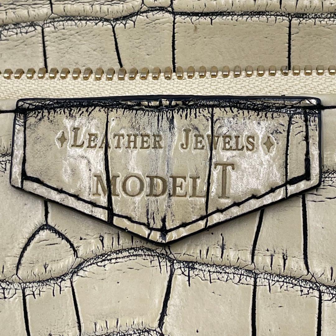 美品　LEATHER JEWELS MODEL-T JRA クロコダイル