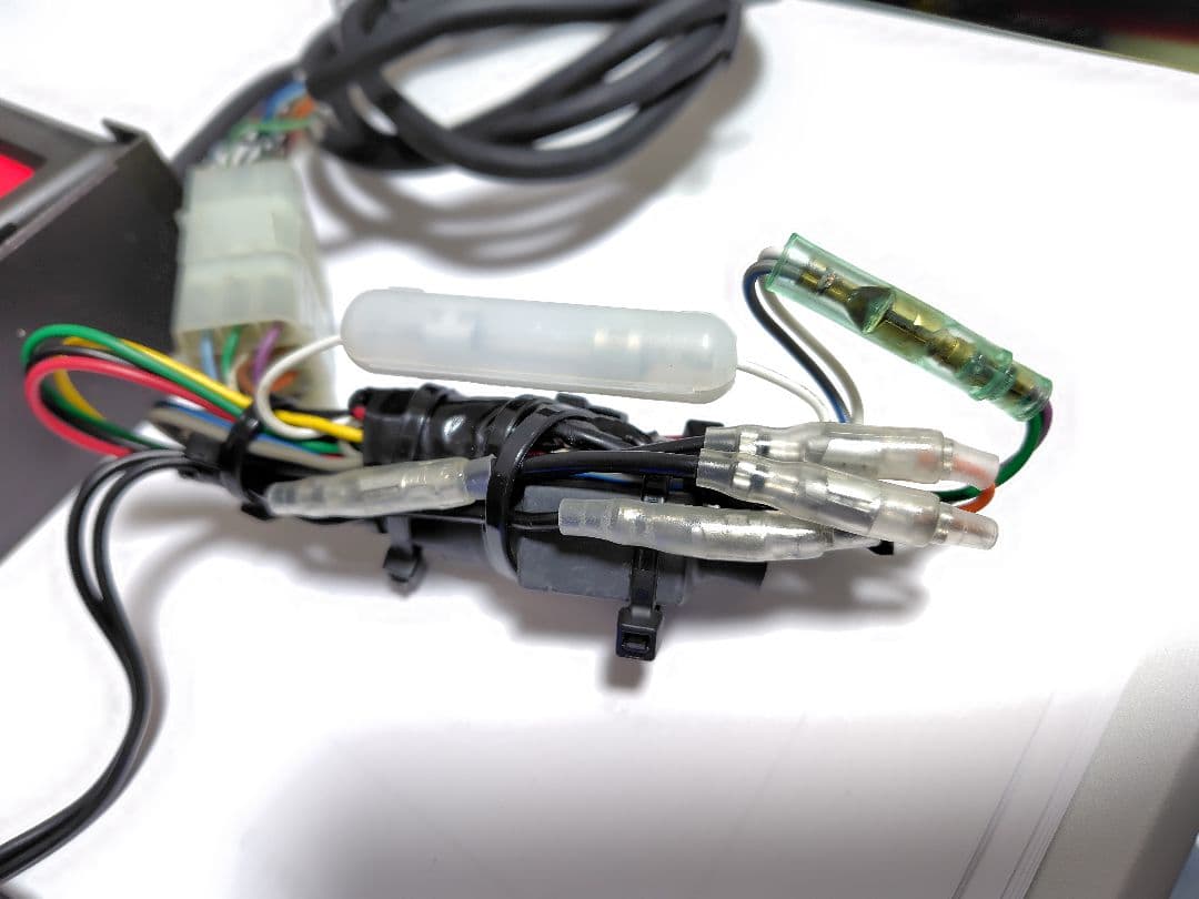 ニシベ LED表示器 12Vシガソケ配線加工品 ジャンク