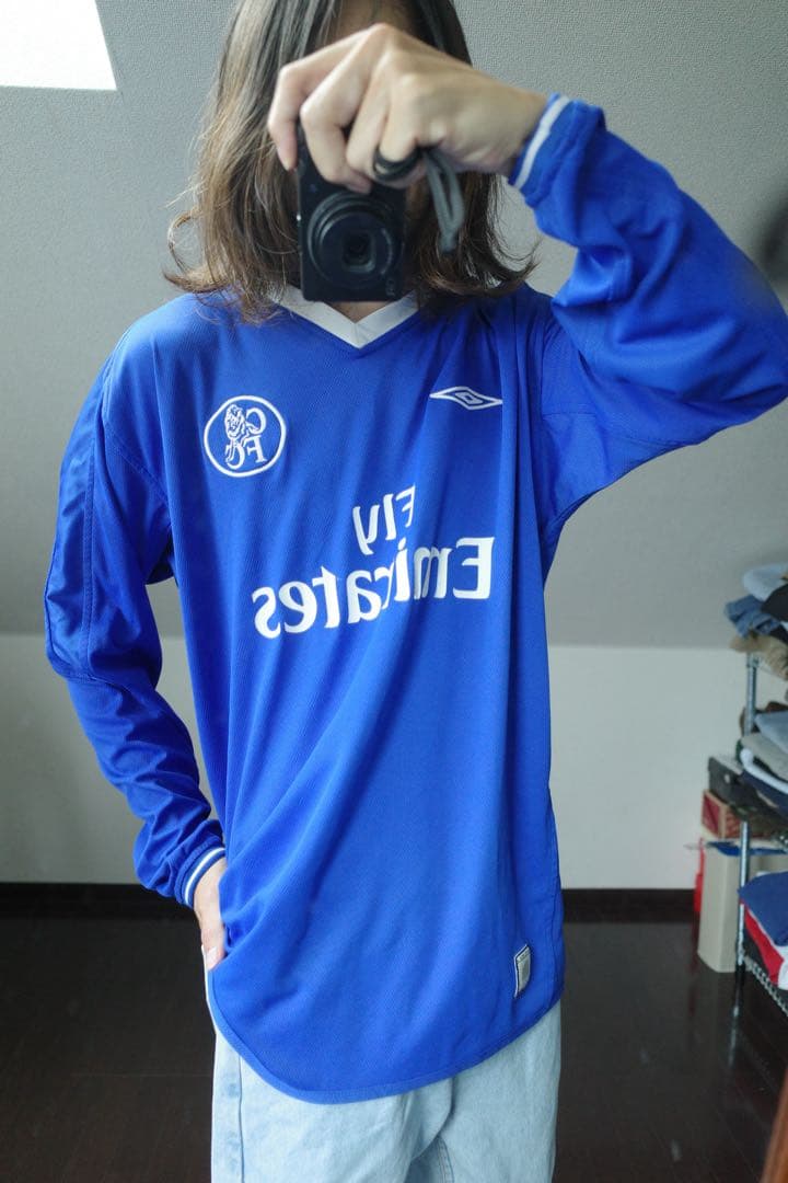 UMBROアンブロ チェルシー リバーシブル ゲームシャツ 長袖