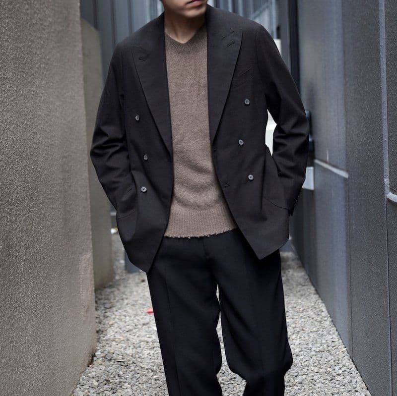 MAATEE&SONS 24AW カシミヤミンク LOOSE V SWEATER - メルカリ