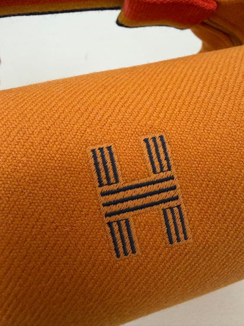 【エルメス】バス用ポーチ 《ブリッド・ア・ブラック》 PM イエロー