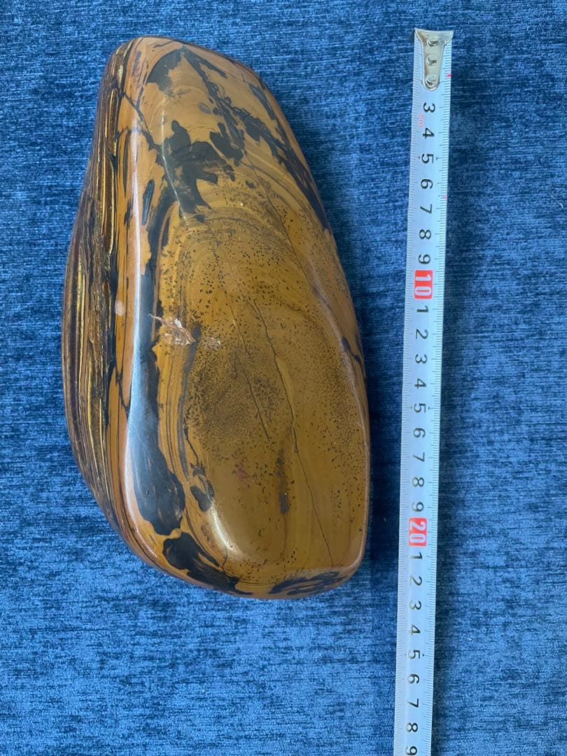 天然タイガーアイ 原石 美しい光沢と模様 置物やコレクションに最適