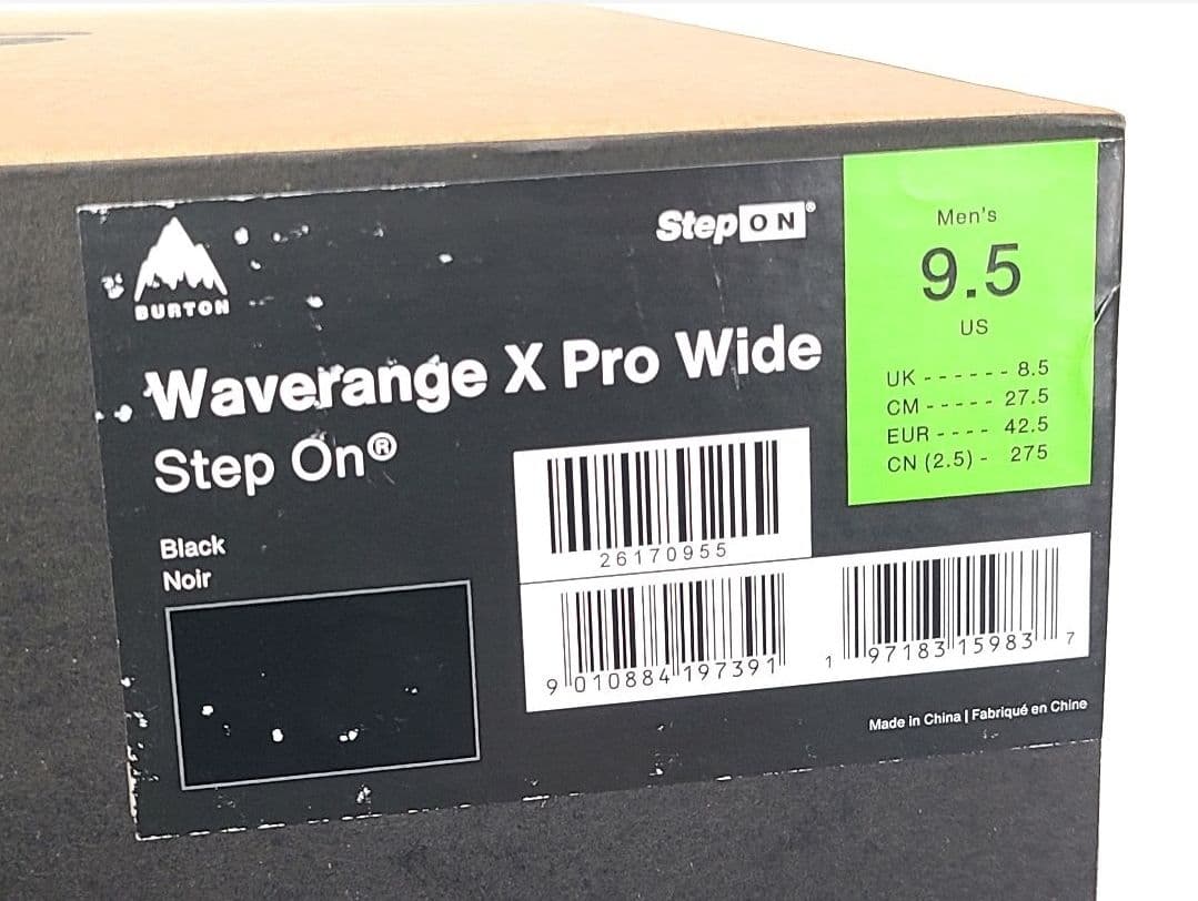 新品 WAVERANGE X PRO ステップオンブーツ バートン 27.5cm