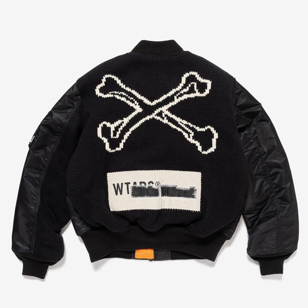 最安 WTAPS MA-1 CORE SPEC ALPHA 黒 ブラック L