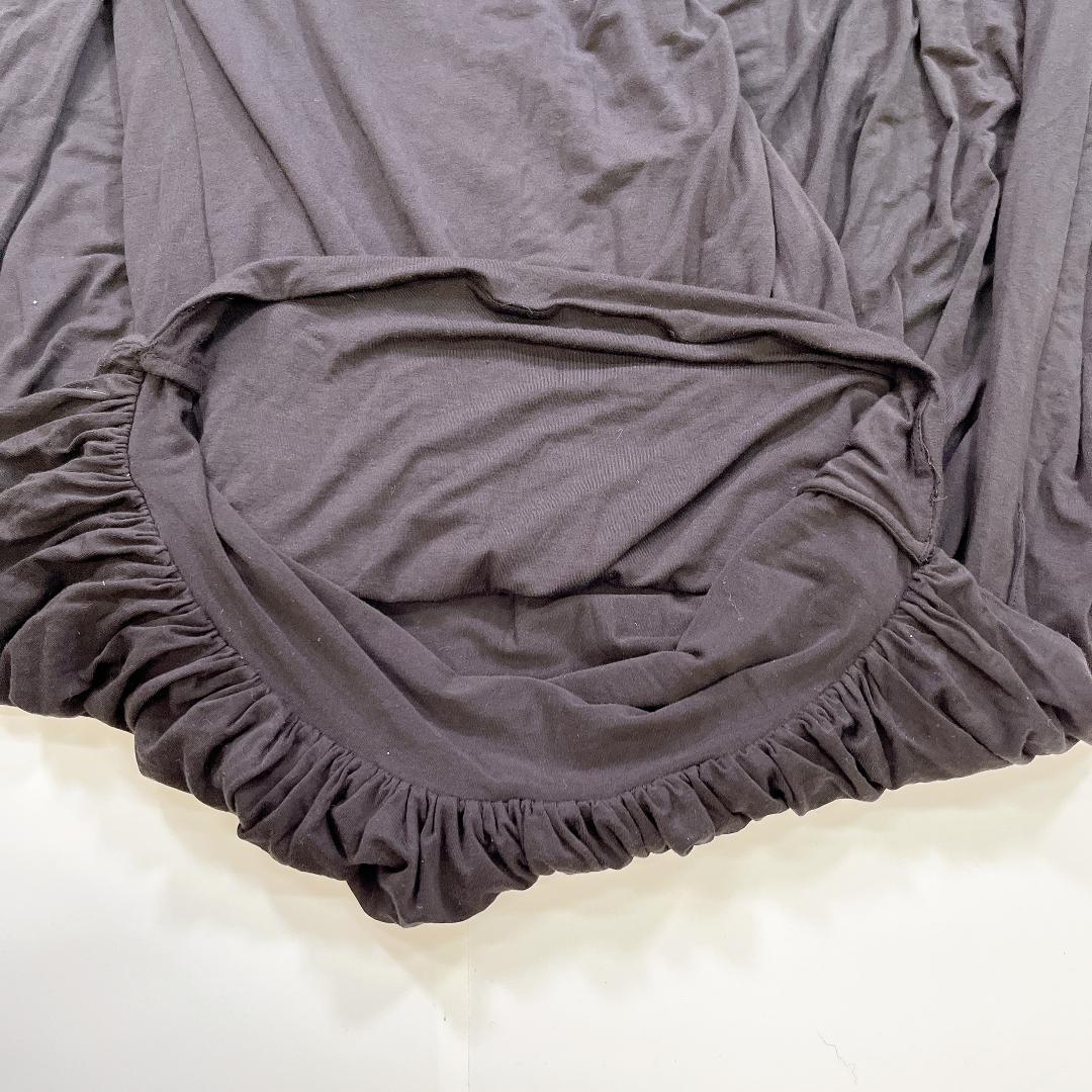 ALEXANDER MQUEEN ノースリーブ ミニワンピース 黒 40 M