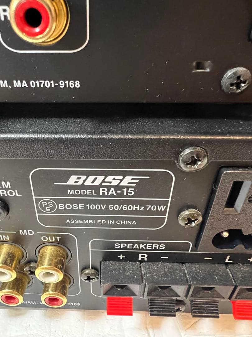 BOSE 高音質コンポセット RA-15/DVA-15/MDA-15 リモコン付