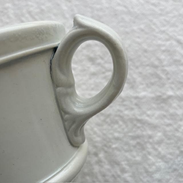 希少◆美品◆クレイユモントロー白いブリュロ＃オクトゴナルサルグミンヌカップジアン