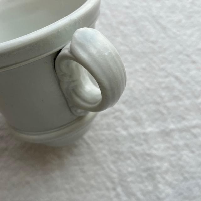 希少◆美品◆クレイユモントロー白いブリュロ＃オクトゴナルサルグミンヌカップジアン