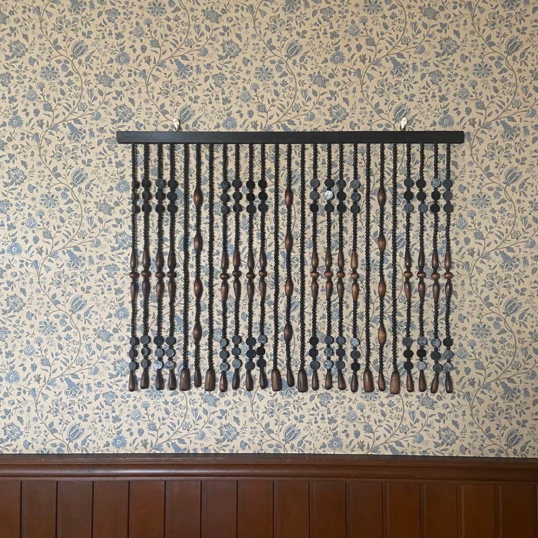 昭和レトロ　鳴子のれん　珠のれん　暖簾　 当時物