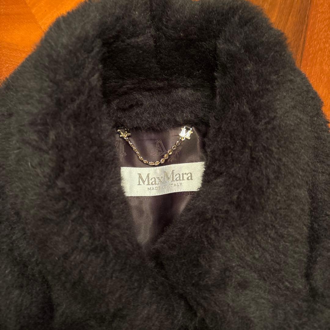 Max Mara♡テディベアケープ♡TEBE♡ブラック