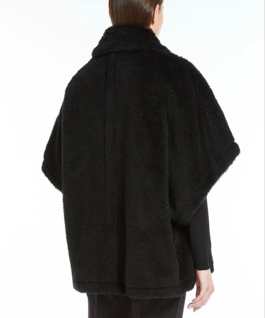 Max Mara♡テディベアケープ♡TEBE♡ブラック