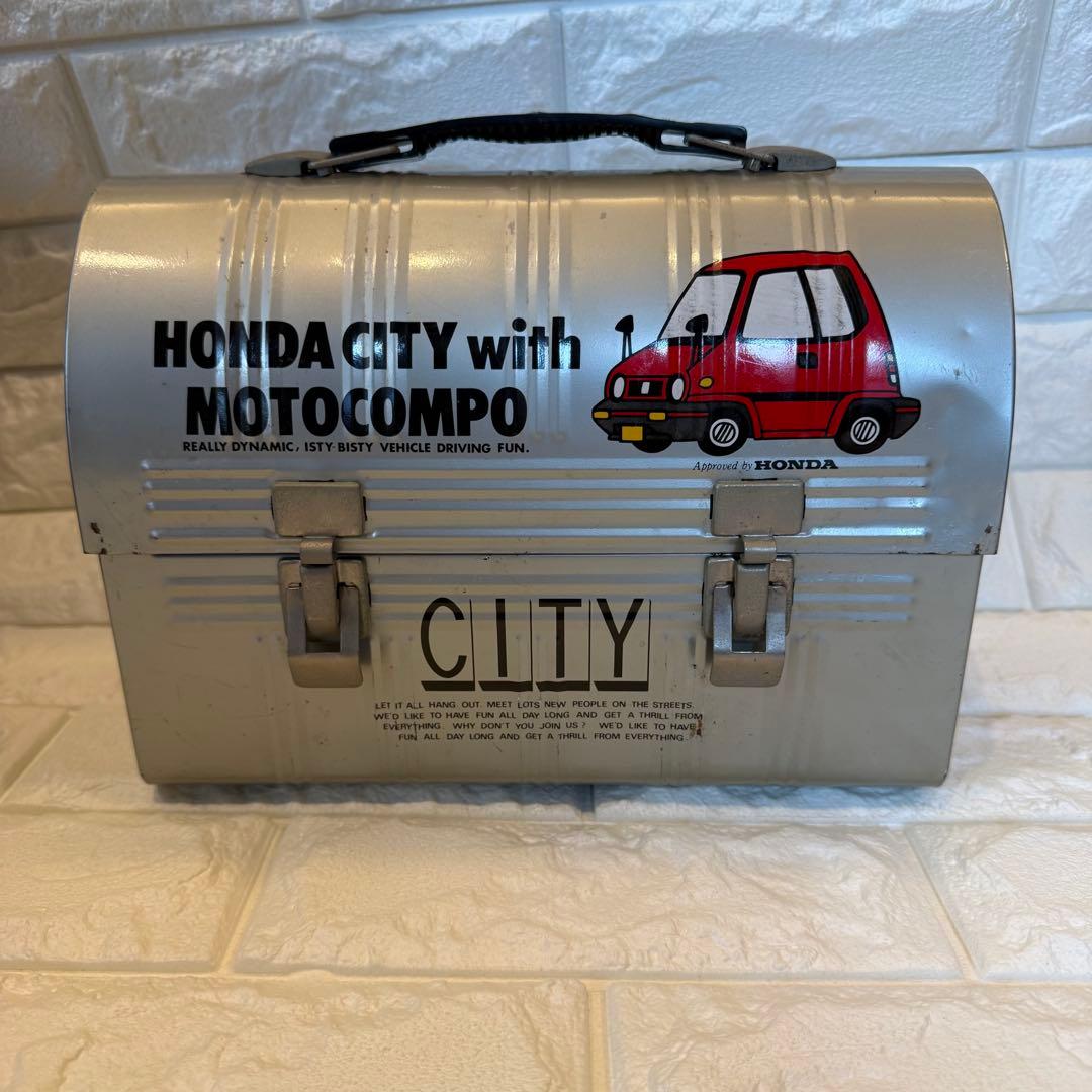 ホンダ CITY レア モトコンポ ブリキケース　当時物 昭和 レトロ